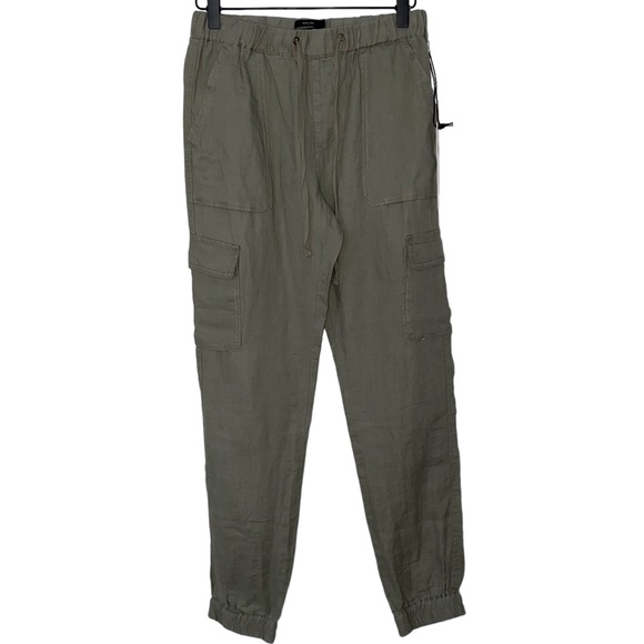 Nicole Miller Pants & Jumpsuits Nicole Miller Linen Cargo Jogger Nwt Poshmark